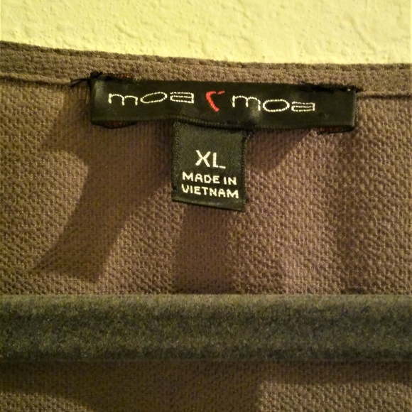 Moa Moa | Day to Night Tan Split Front Blouse - Picture 7 of 7